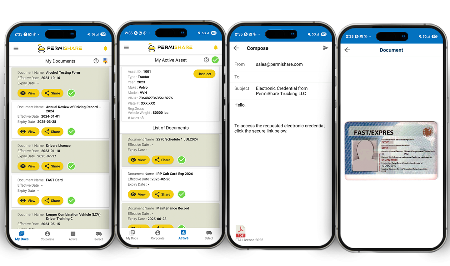 PermiShare driver app
